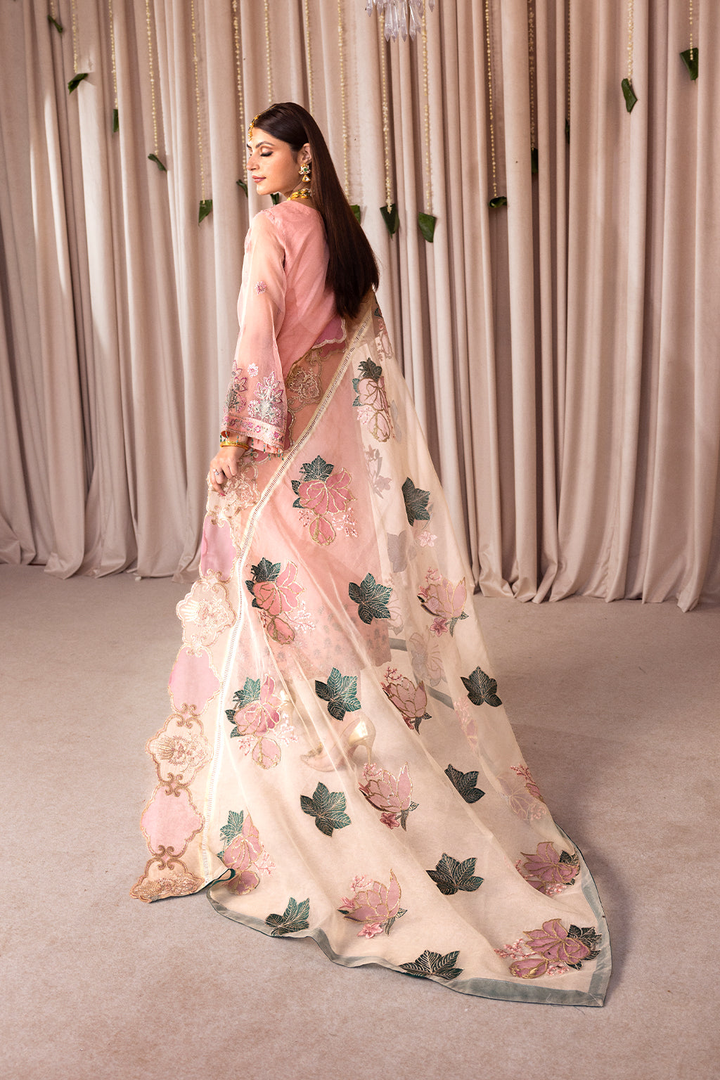 light pink formal dresse