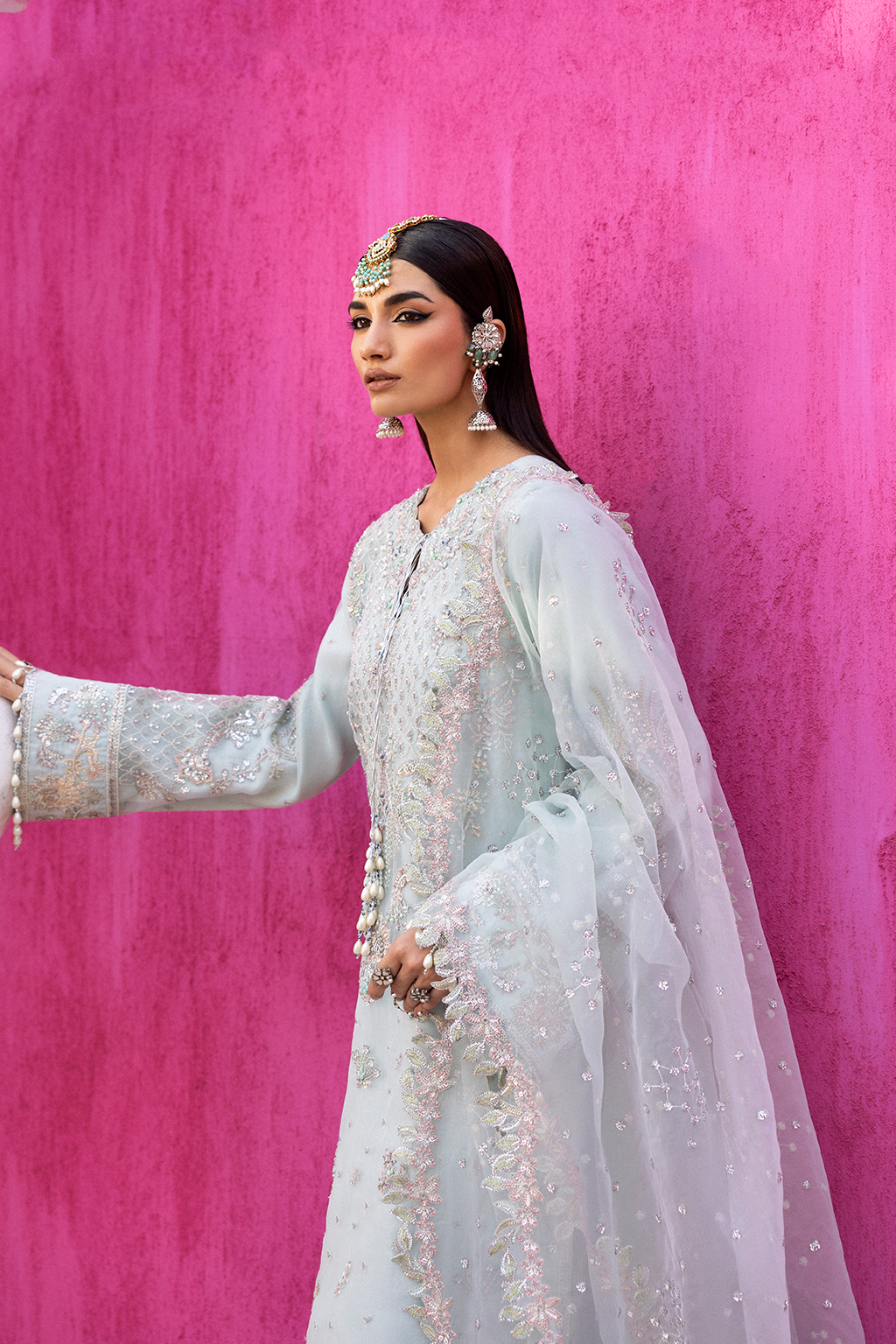 silk formal dress with sleeves