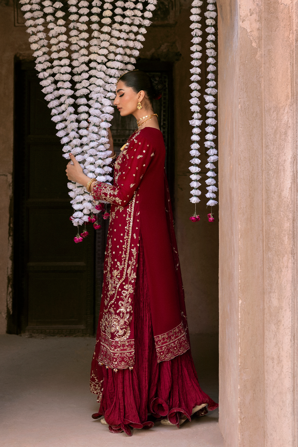 elegant red dress fo women
