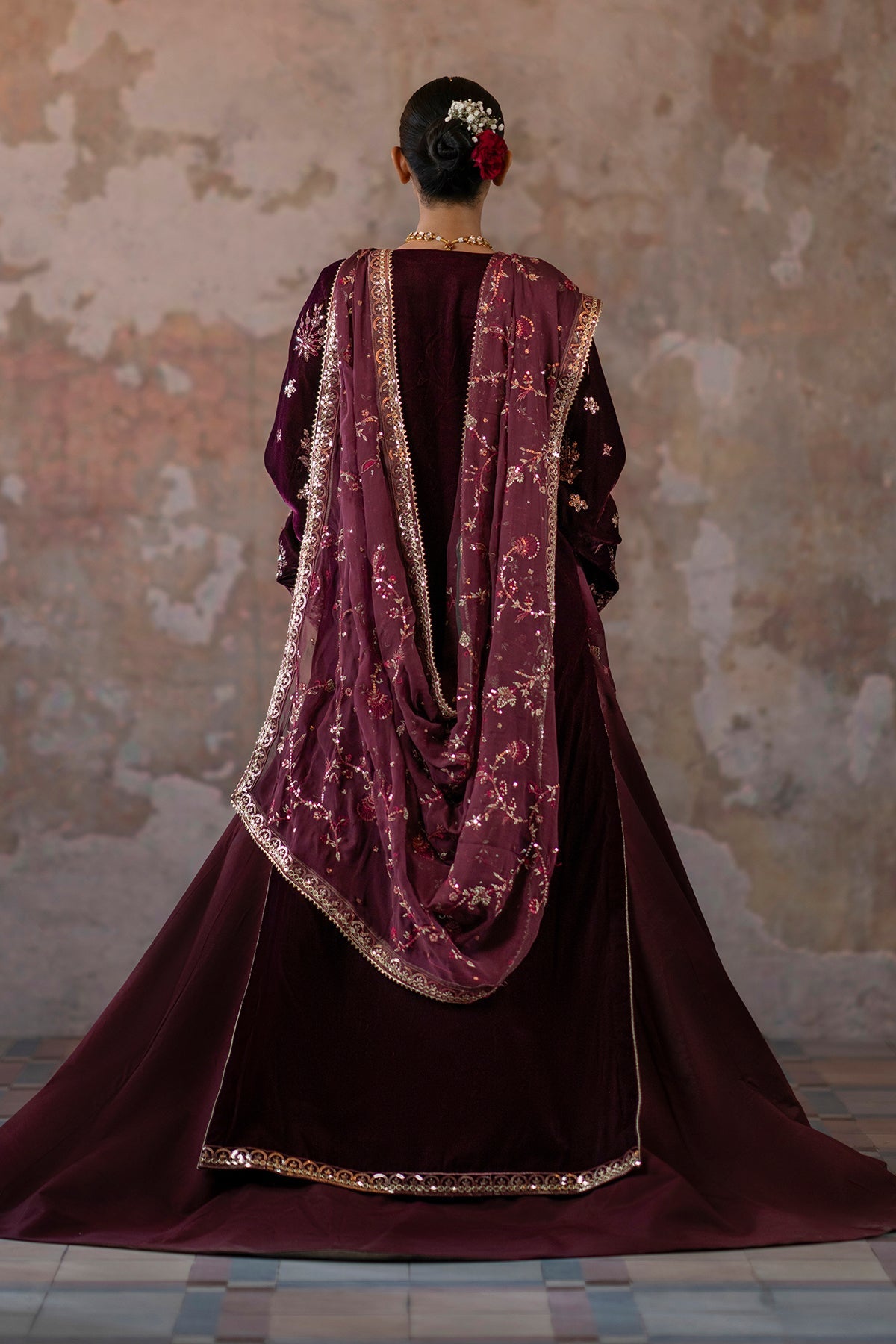 black velvet dress