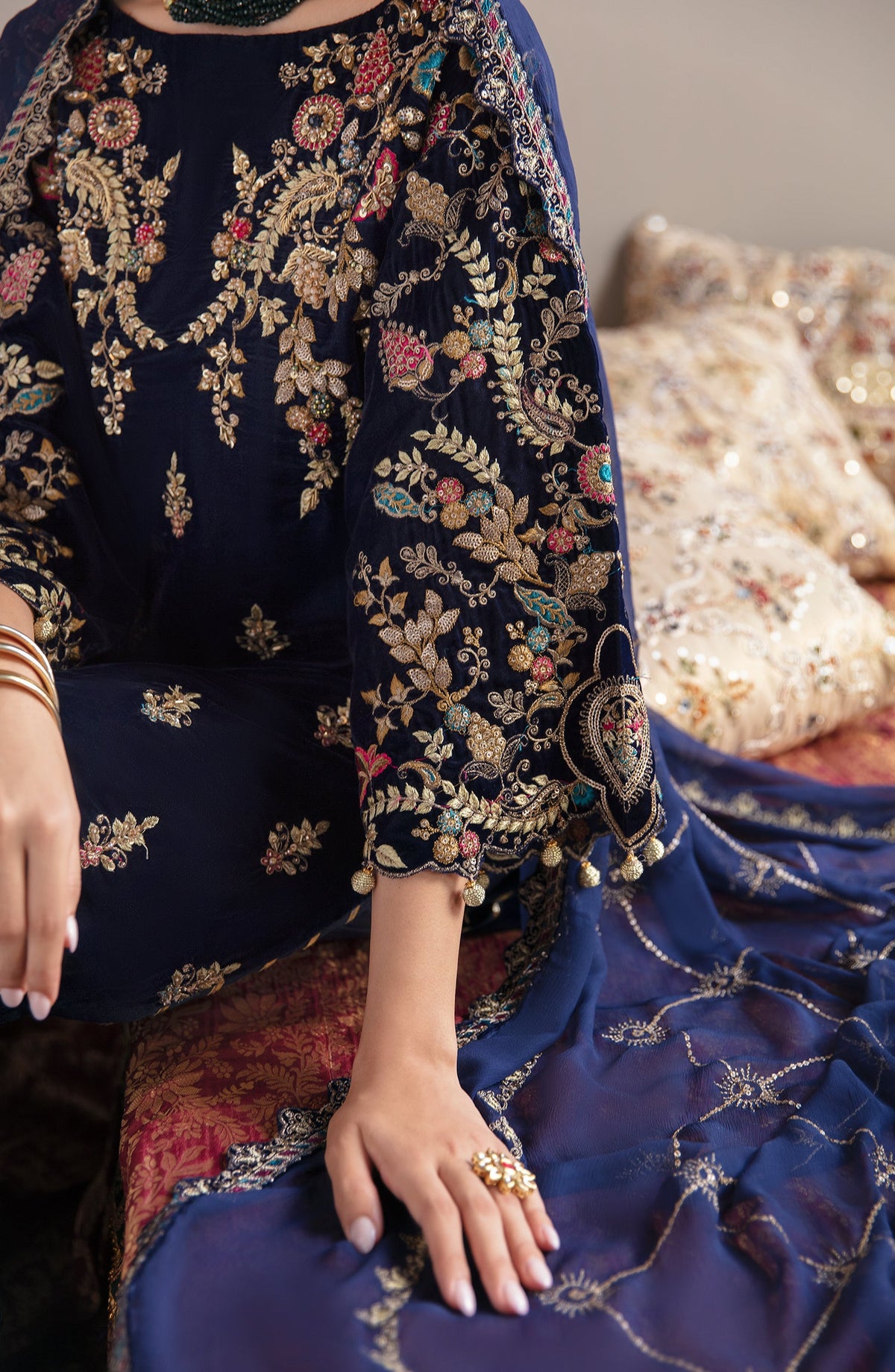 fancy chiffon dress