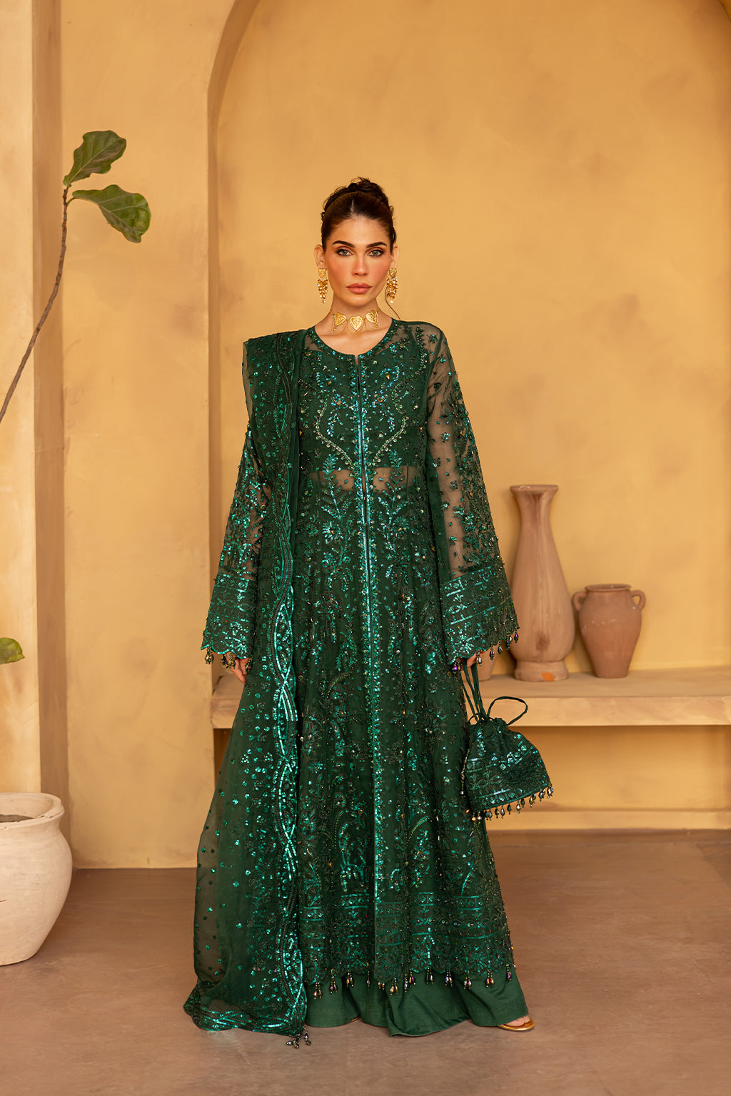 women green dresses