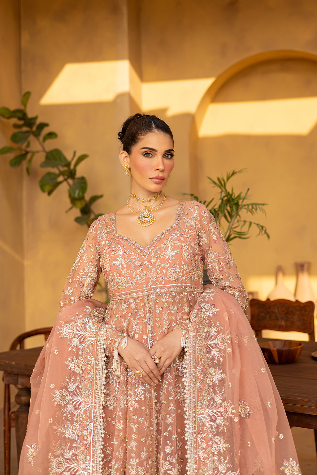embroidered maxi dress