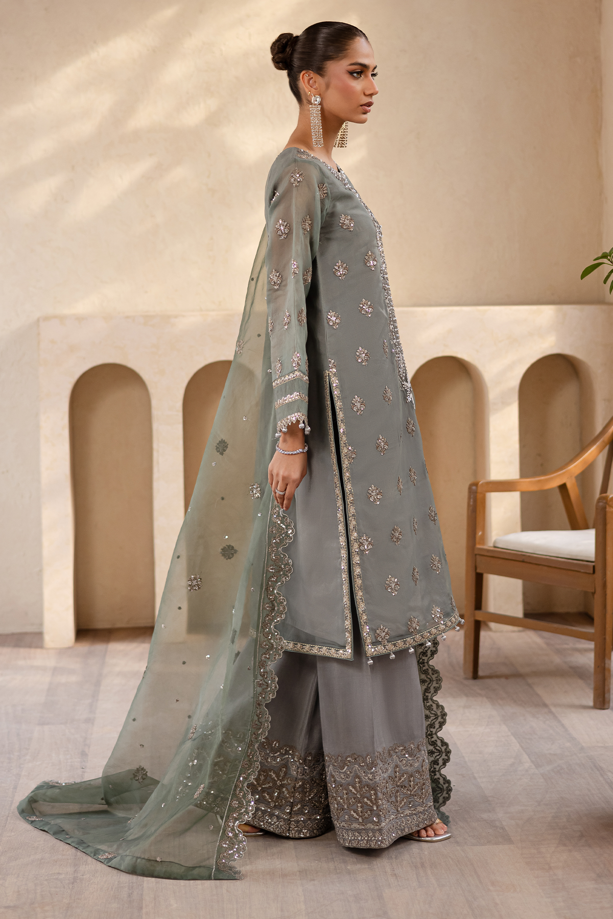 white sharara