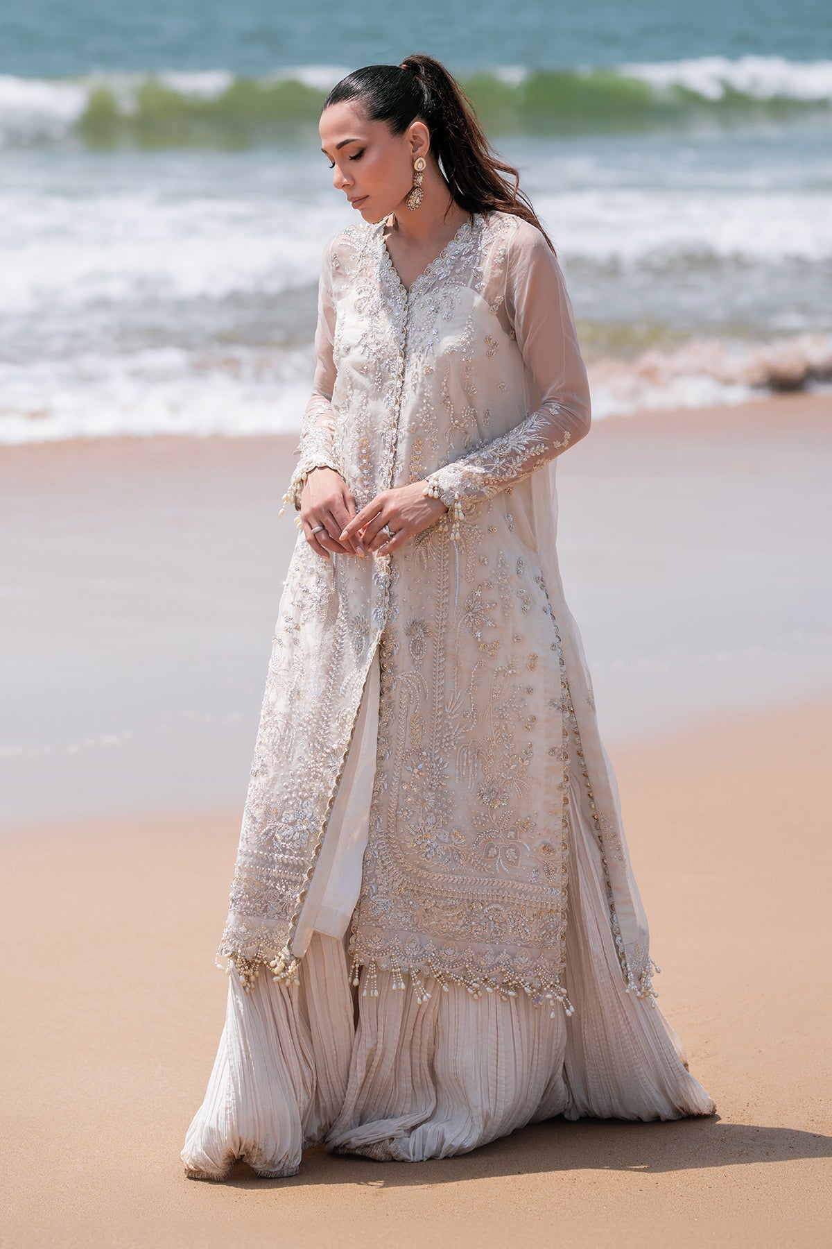 bridal lehnga in red