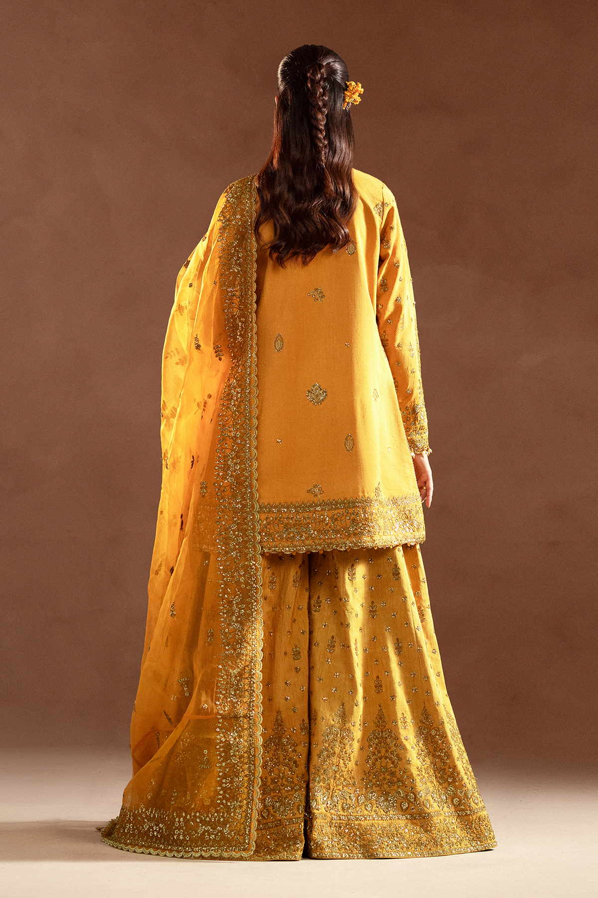 yellow silk mini dress