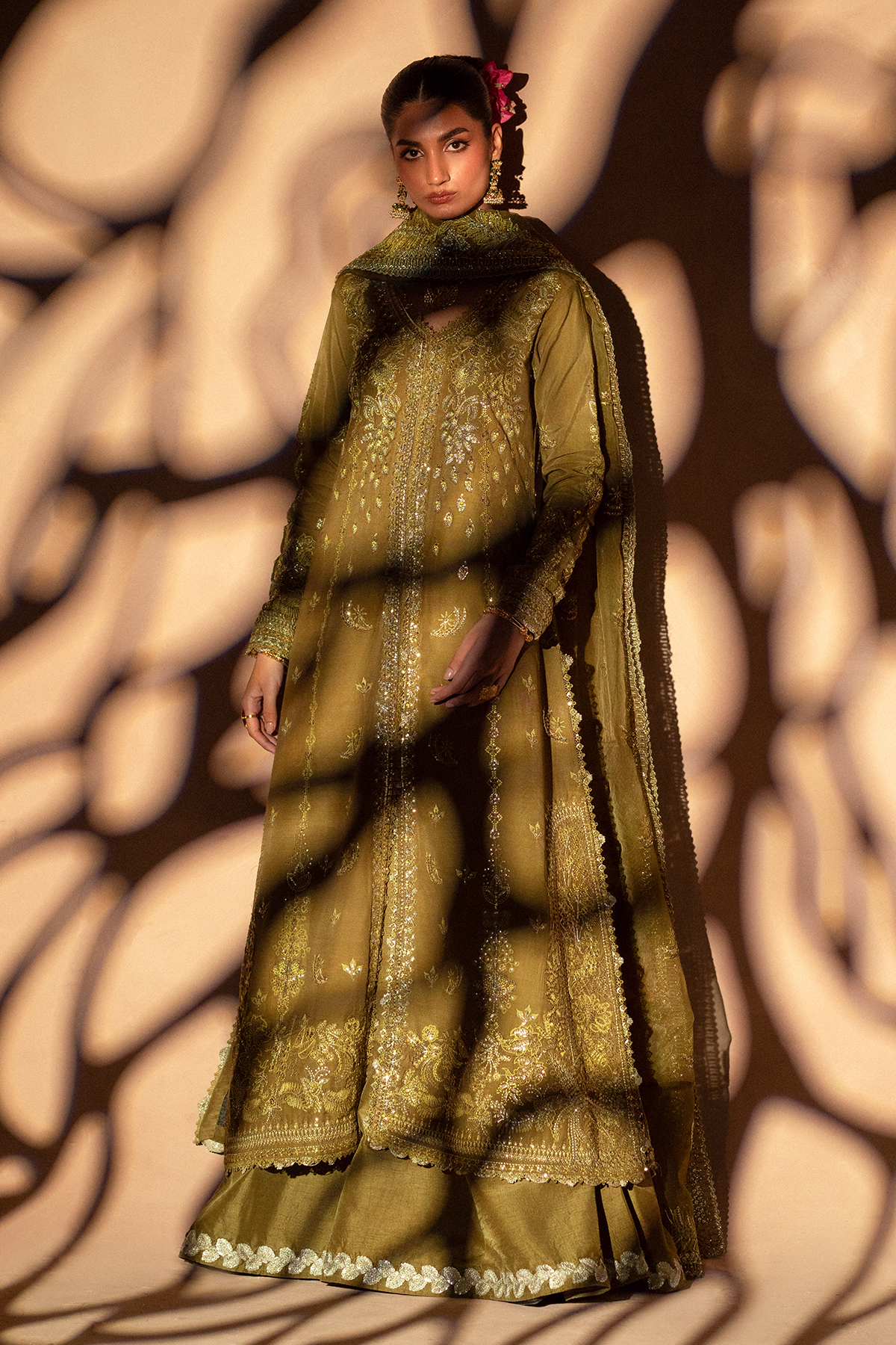 long silk dress