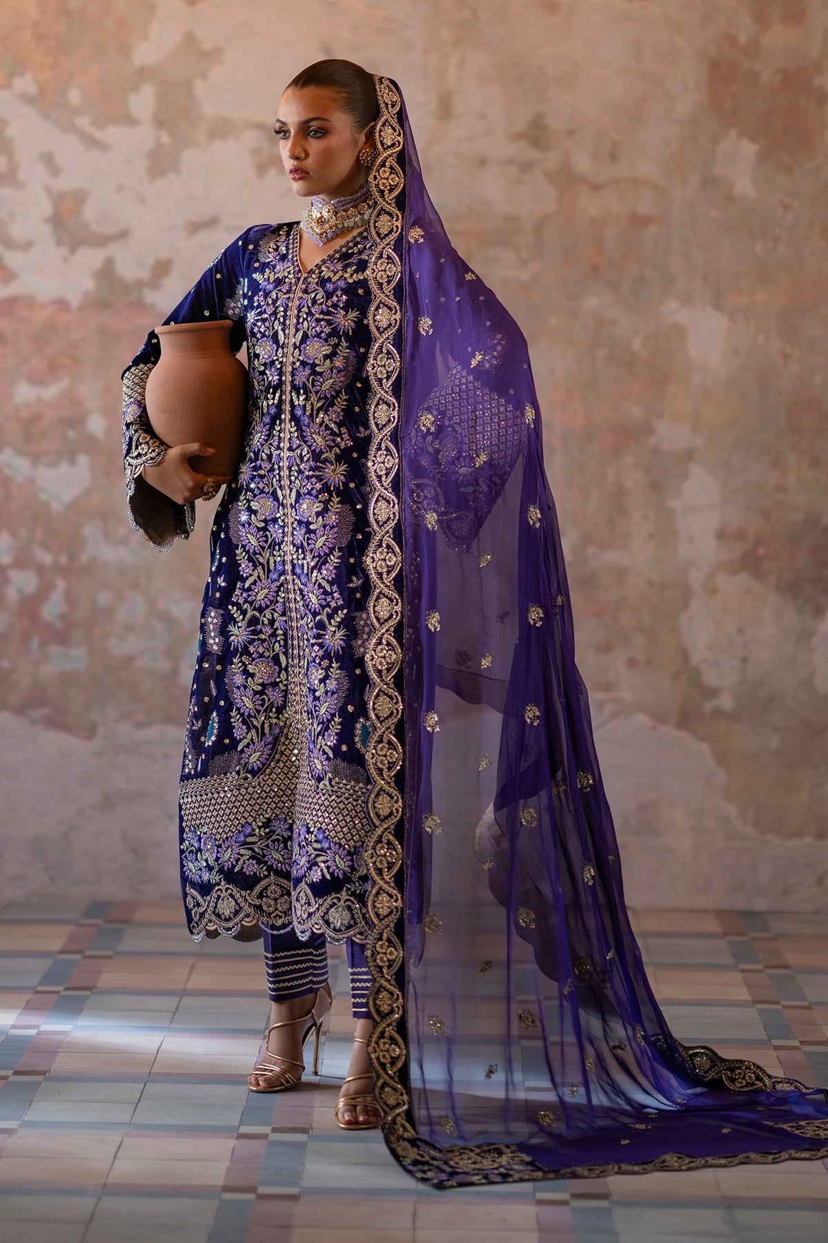 silk frock design